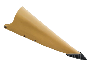 0560148.0-N -- RH Fender Snout - CAT GOLD - For CLAAS® Corn Head *POLY ONLY*
